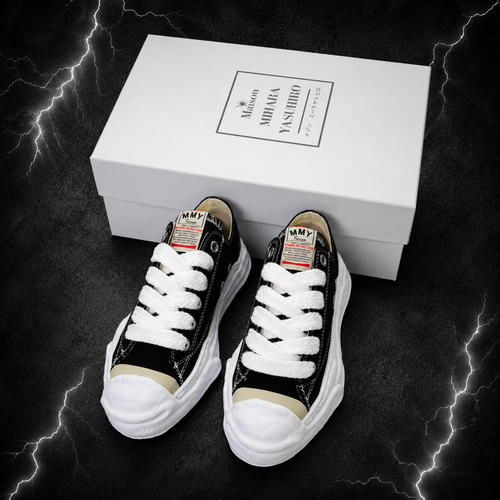 MMY — Hank OG Sole Canvas Low 'Black White'